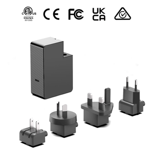 Detachable 100W USB C PD Power Adapter with Interchangeabl Plugs