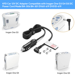 HKY 12V DC Car Charger compatible with Inogen One