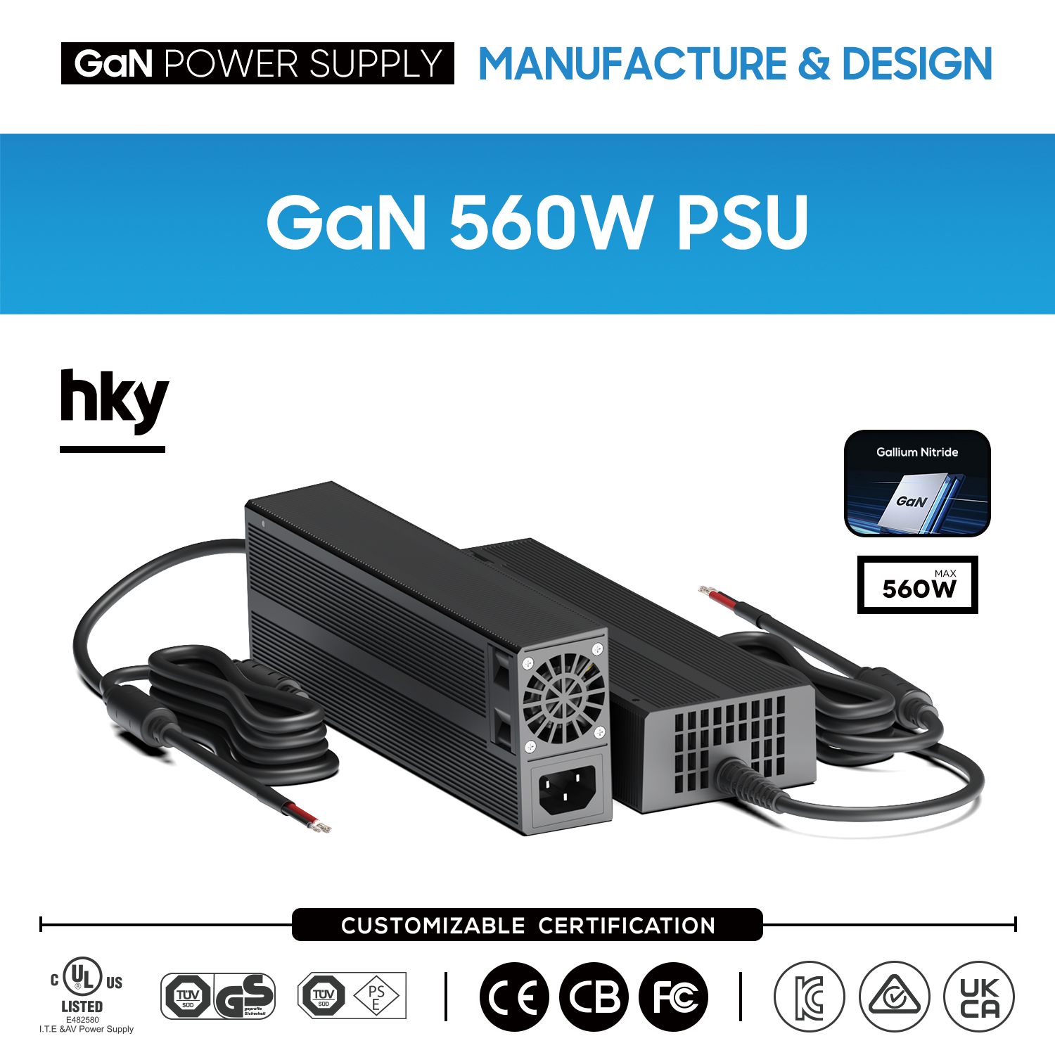 GaN 20V28A Power Supply