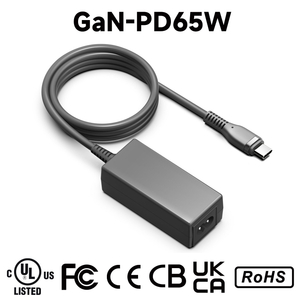 GaN PD65W Power Adapter C8 Plug