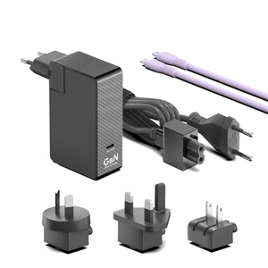 Smart GaN USB-C PD 140W Power Adapter 1C Contains Four Removable Plugs