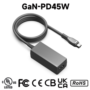 GaN PD45W Power Adapter C8 Plug