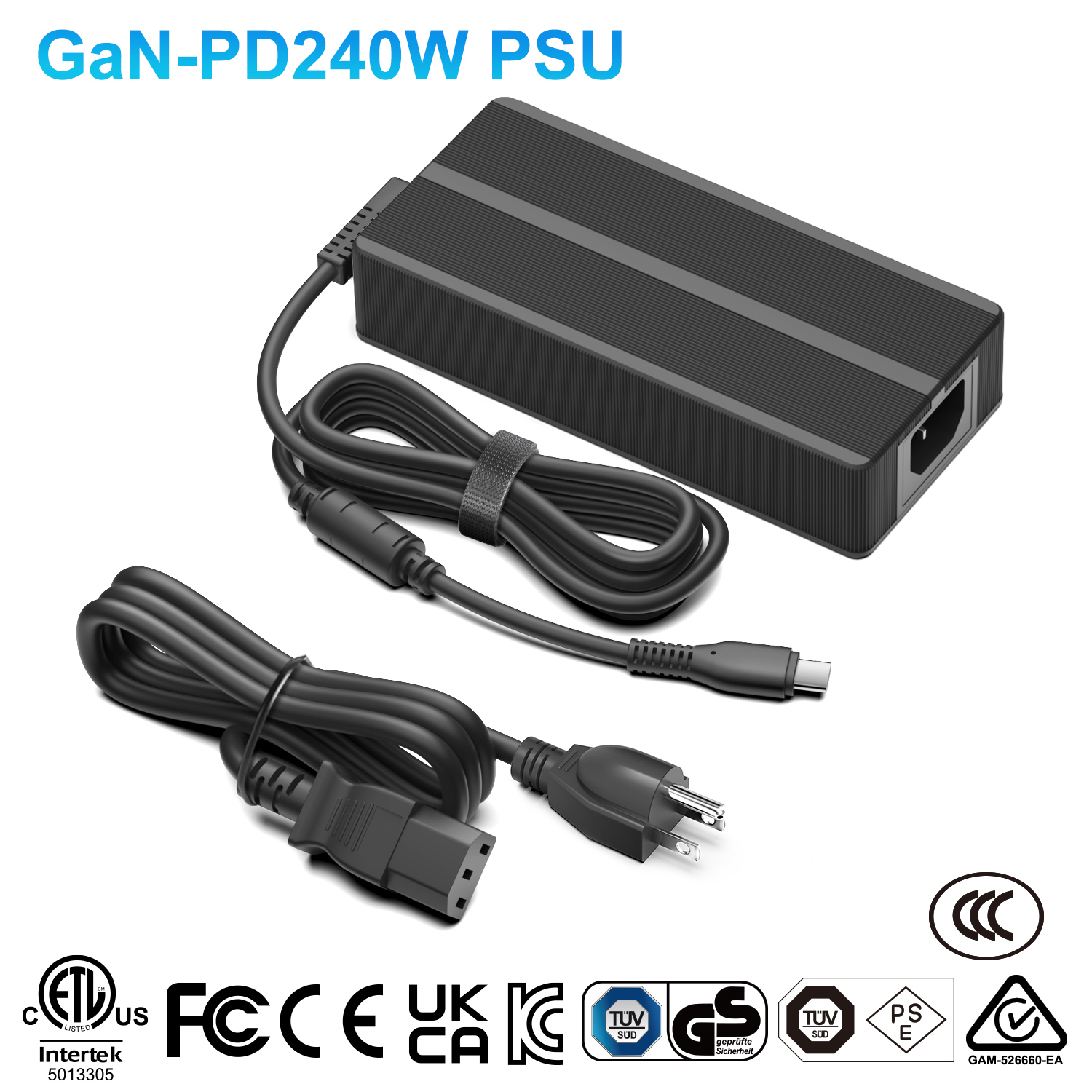 GaN 180W-240W PD Power Supply